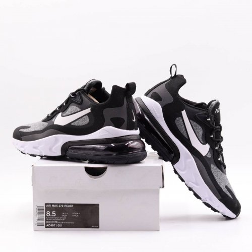 air max 270 react black grey