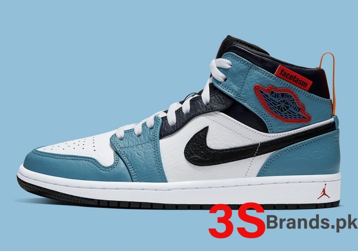 Facetasm x Air Jordan 1 Mid Fearless 3sbrands.pk